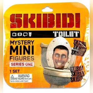 3 X NEW Skibidi Toilet Mini Figures Blind Bags- Series One